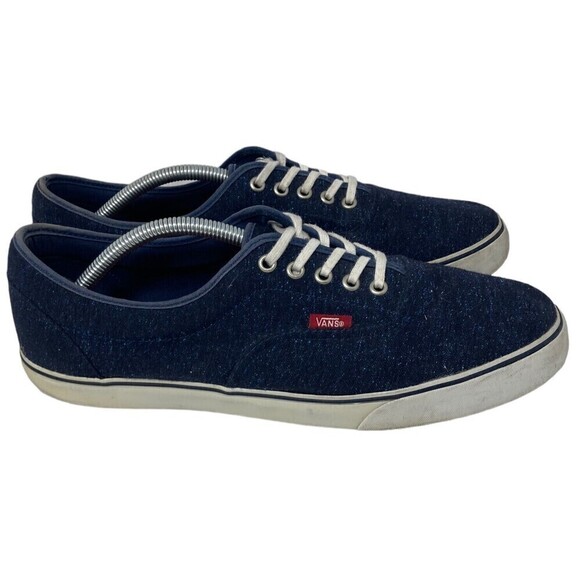 Vans Authentic Classic Sneakers Mens US Size 12 Canvas Shoes Flecked Blue - Picture 5 of 8